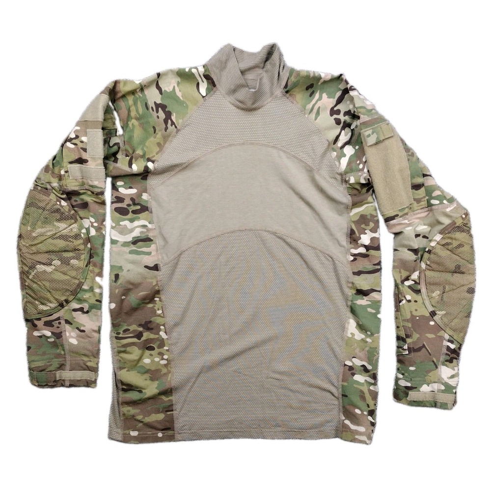 ARMY OCP MULTICAM COMBAT SHIRT XL FLAME RESISTANT HOT WEATHER TOP CAMO USA Made